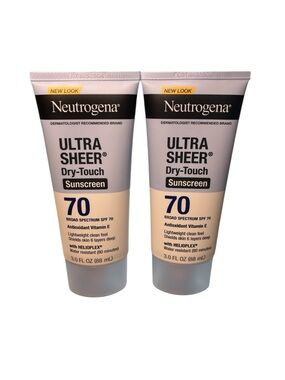 Neutrogena Ultra Sheer Dry-Touch Sunscreen 2-Pack SPF 70